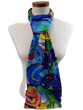 Load image into Gallery viewer, French Curves Knit Scarf
