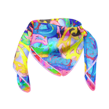 Load image into Gallery viewer, French Curves Silk Chiffon Scarf

