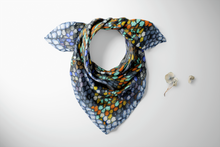 Load image into Gallery viewer, Fish Scales Silk Twill Scarf
