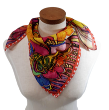 Load image into Gallery viewer, Girl Power Silk Chiffon Scarf
